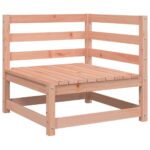 Canapé de jardin avec repose-pieds 2 places bois massif douglas – Image 3