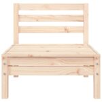 Canapé de jardin 3 places bois de pin massif – Image 4