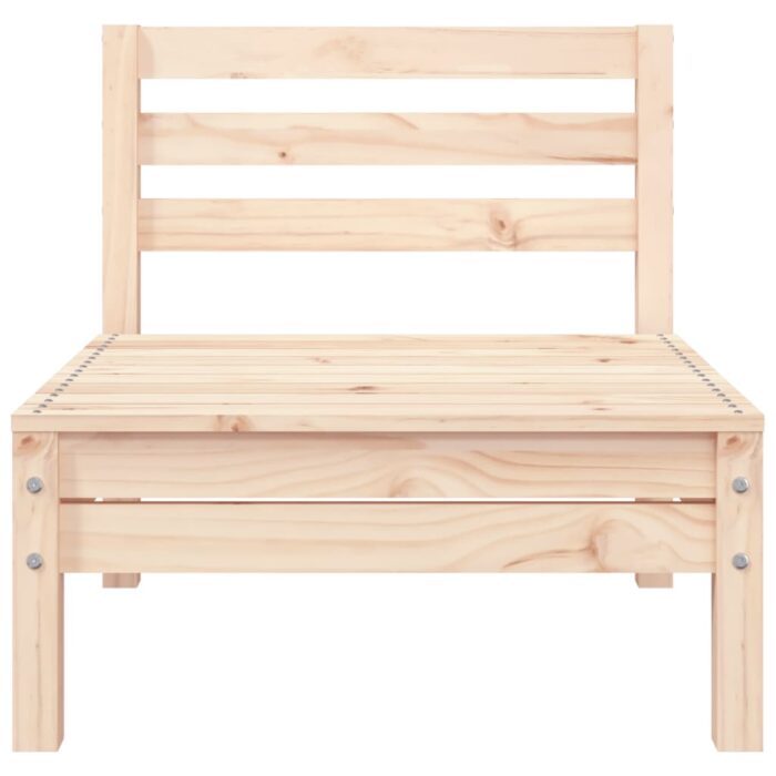 Canapé de jardin 3 places bois de pin massif – Image 4