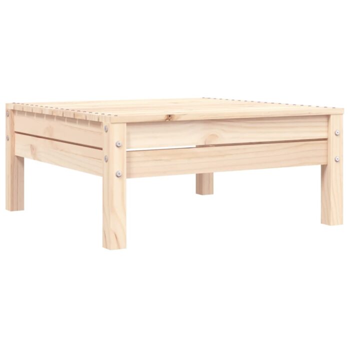 Canapé de jardin 3 places bois de pin massif – Image 5