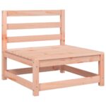 Canapé de jardin sans accoudoirs coussins bois massif douglas – Image 2