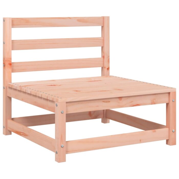 Canapé de jardin sans accoudoirs coussins bois massif douglas – Image 2