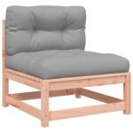 Canapés de jardin sans accoudoirs avec coussins 2 pcs – Image 3