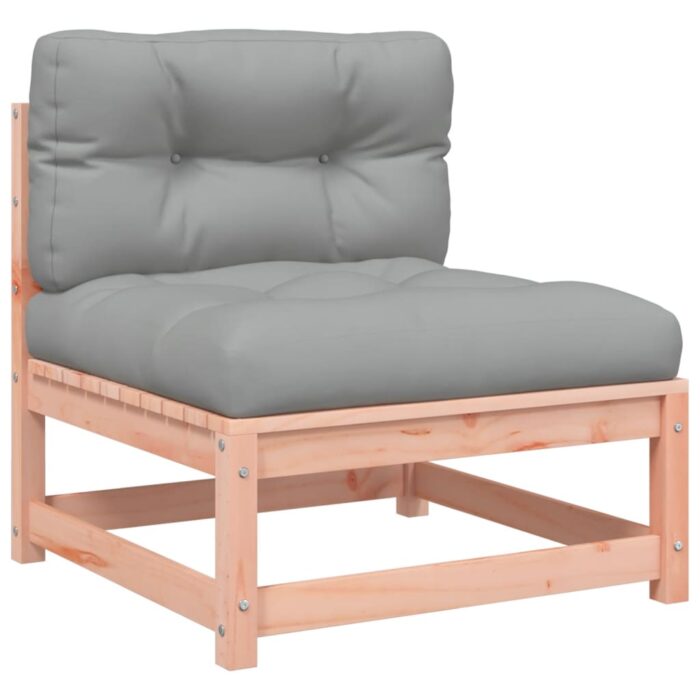 Canapés de jardin sans accoudoirs avec coussins 2 pcs – Image 3