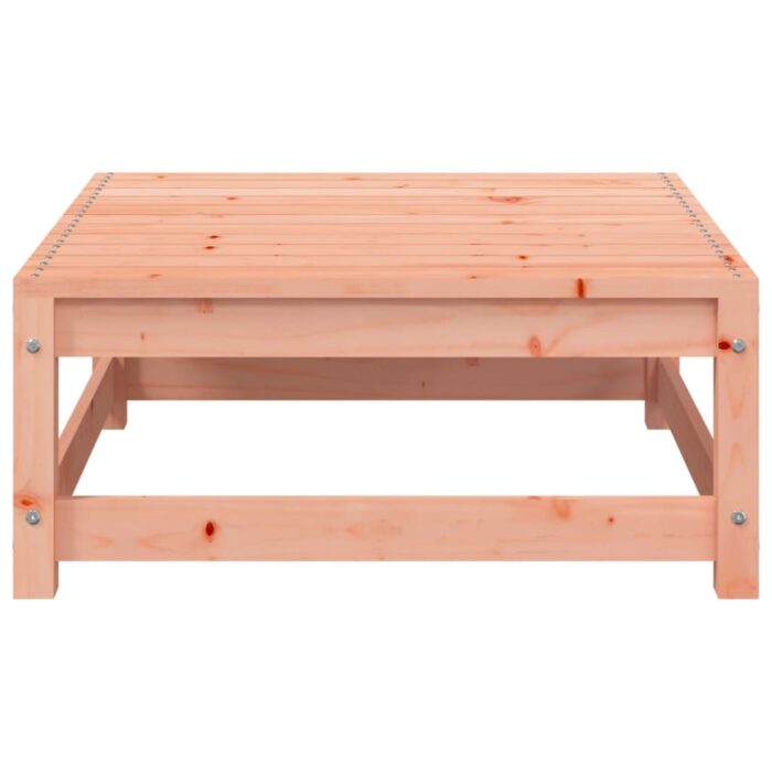 Canapé de jardin sans accoudoirs avec coussins et repose-pieds – Image 9