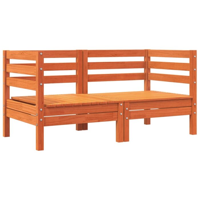 VXL8721012078994_g_en_hd_2.jpg Canapé d'angle de jardin coussins 2 pcs cire marron pin massif – Image 2