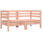 Canapé d'angle de jardin avec coussins 2pcs bois massif douglas – Image 2
