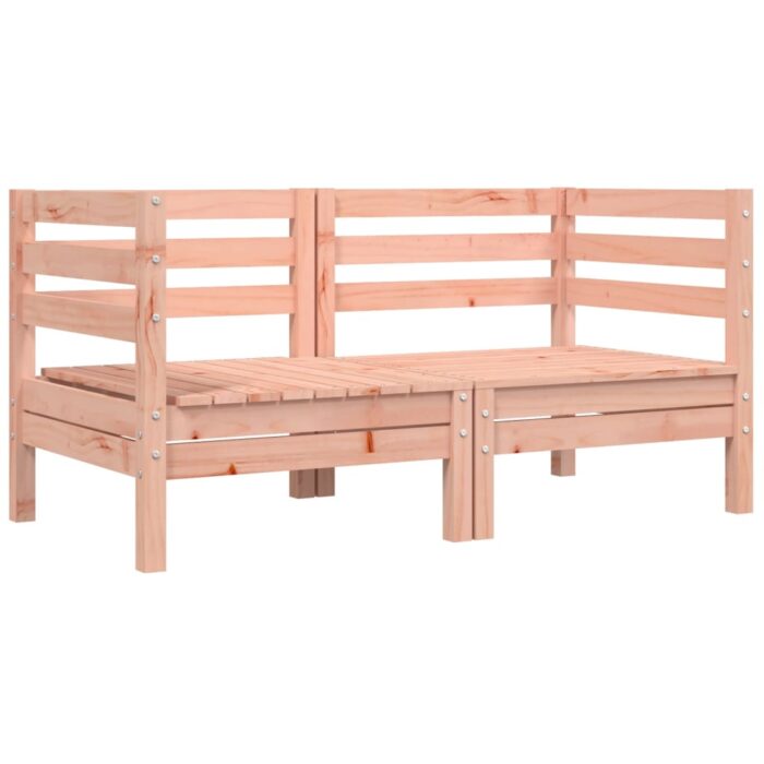 Canapé d'angle de jardin avec coussins 2pcs bois massif douglas – Image 2