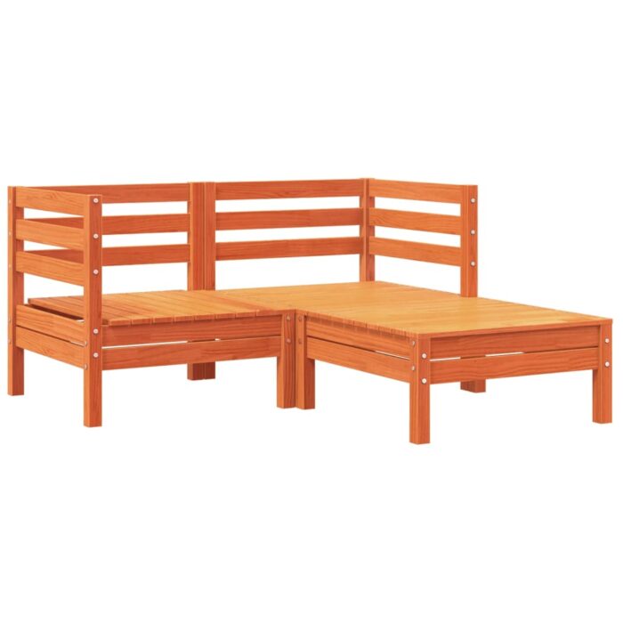 Canapé de jardin avec coussins et repose-pied 2 places – Image 2