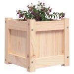 Jardinière 31x31x31 cm bois de pin massif – Image 2