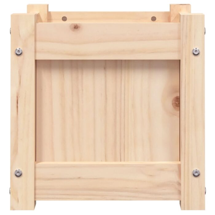 Jardinière 31x31x31 cm bois de pin massif – Image 3