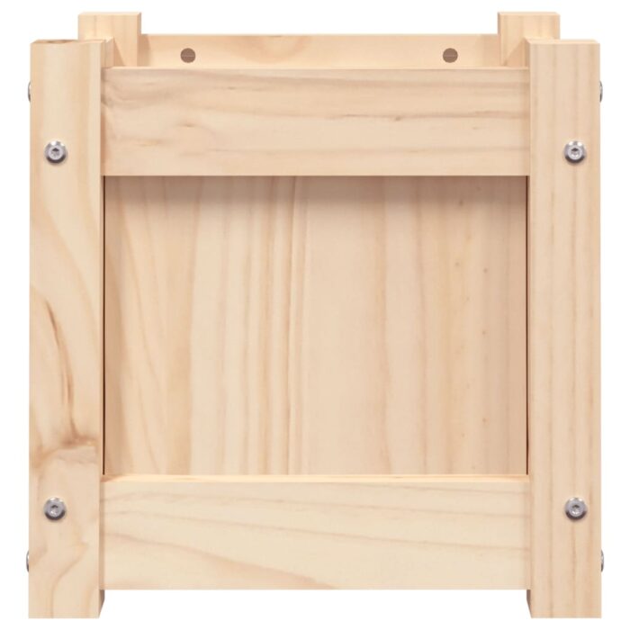 Jardinière 31x31x31 cm bois de pin massif – Image 4