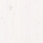 Jardinières 2 pcs blanc bois de pin massif – Image 9