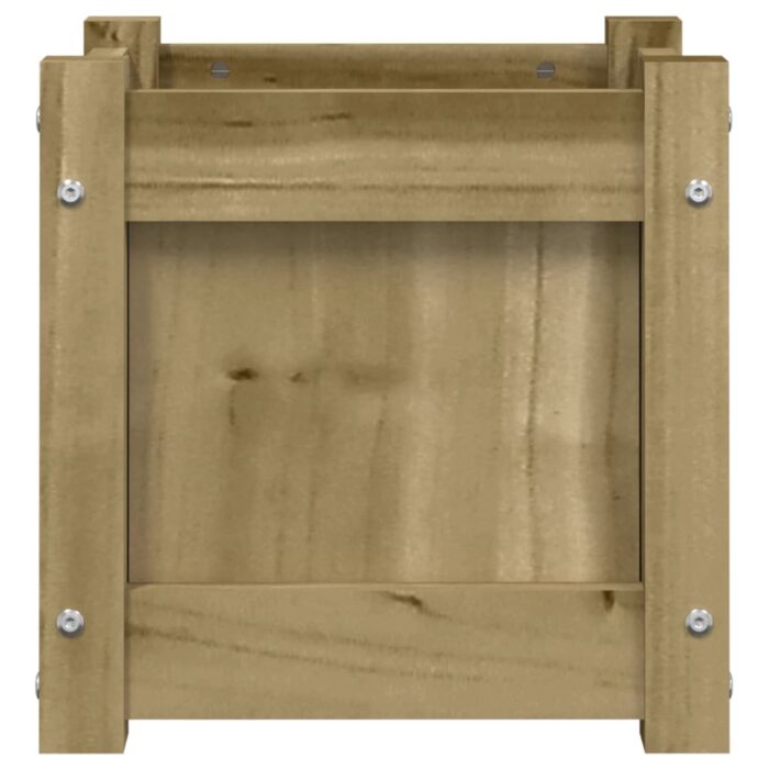 Jardinière 31x31x31 cm bois de pin imprégné – Image 3
