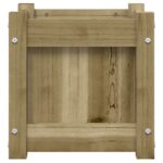 Jardinière 31x31x31 cm bois de pin imprégné – Image 4