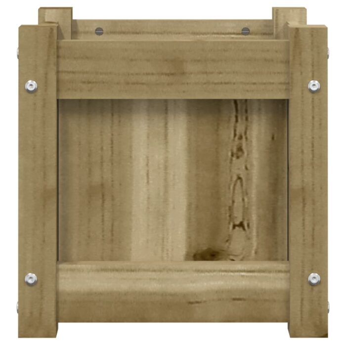 Jardinière 31x31x31 cm bois de pin imprégné – Image 4