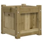 Jardinière 31x31x31 cm bois de pin imprégné – Image 5