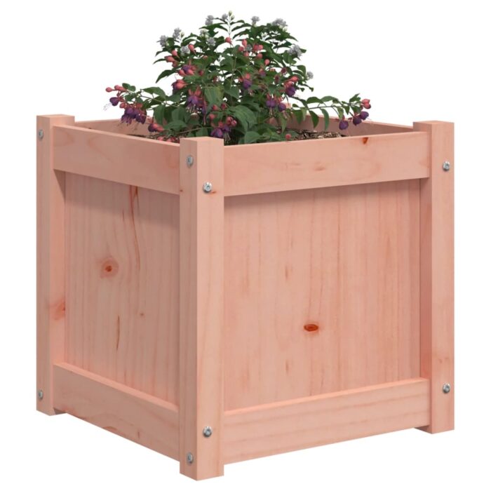 Jardinière 40x40x40 cm bois massif douglas – Image 2
