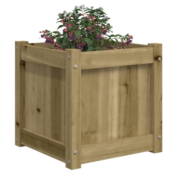 Jardinières 2 pcs bois de pin imprégné – Image 2