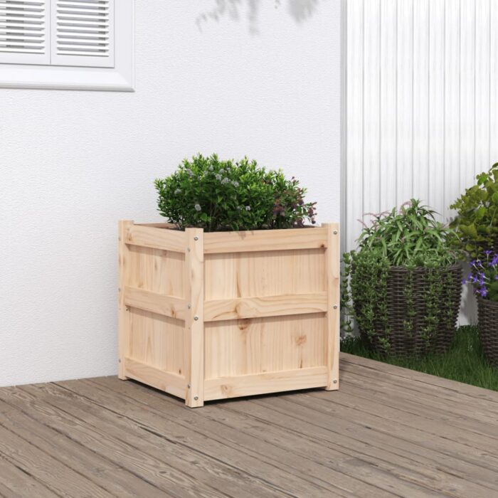 VXL8721012079663_m_en_hd_1.jpg Jardinière 50x50x50 cm bois de pin massif – Image 1