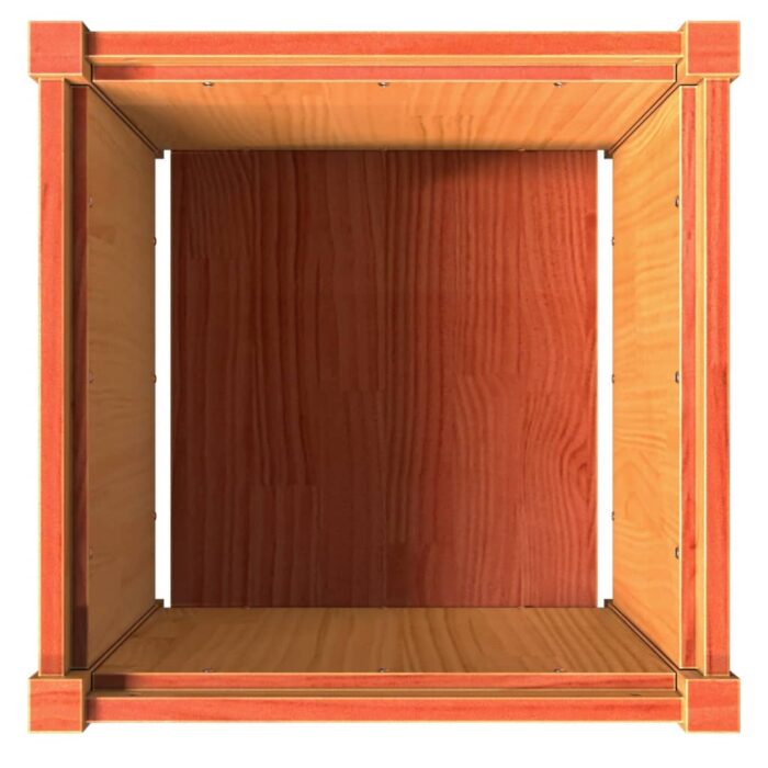Jardinières 2 pcs cire marron bois de pin massif – Image 7