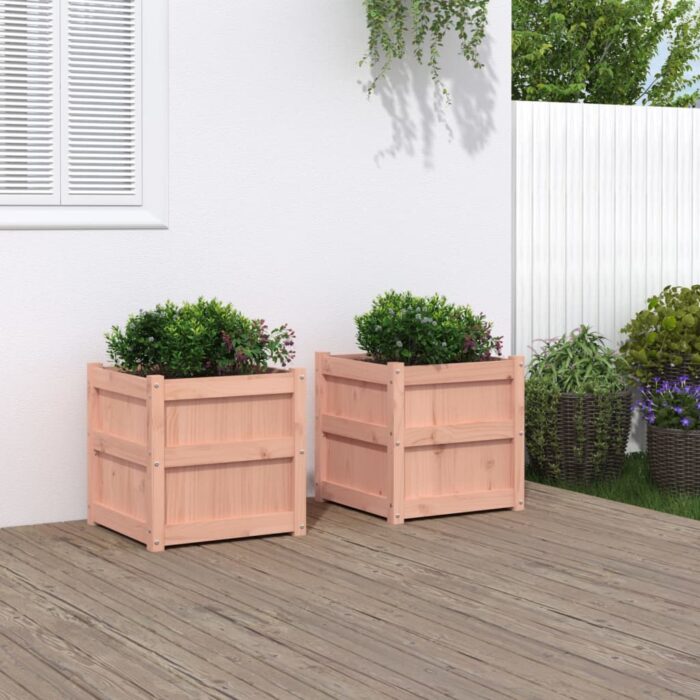 Jardinières 2 pcs bois massif douglas – Image 1