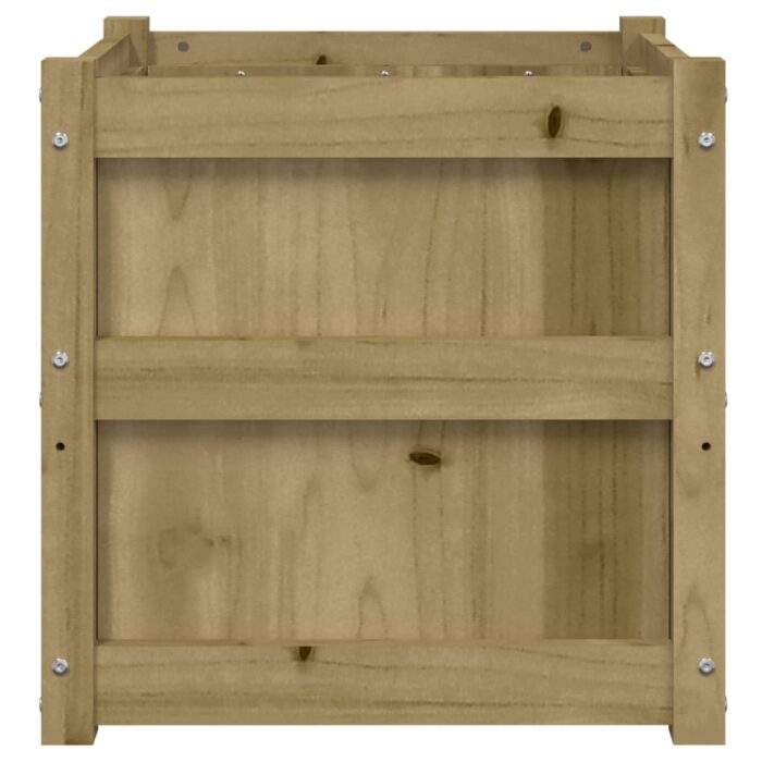 Jardinière 50x50x50 cm bois de pin imprégné – Image 4