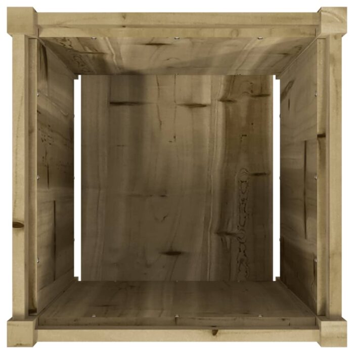 Jardinière 50x50x50 cm bois de pin imprégné – Image 6