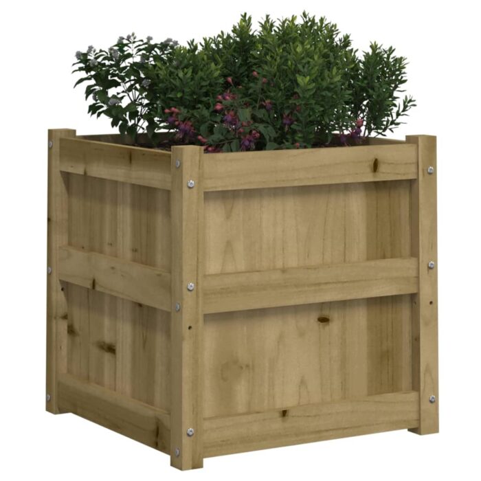Jardinières 2 pcs bois de pin imprégné – Image 2