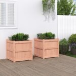 Jardinières 2 pcs bois massif douglas