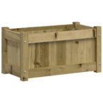 Jardinières 2 pcs bois de pin imprégné – Image 3