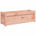 Jardinière 90x31x31 cm bois massif douglas – Image 5