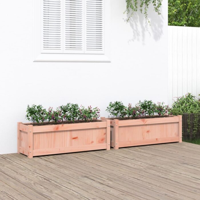 Jardinières 2 pcs cm bois massif douglas – Image 1