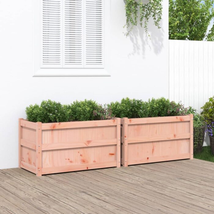 Jardinières 2 pcs bois massif douglas – Image 1