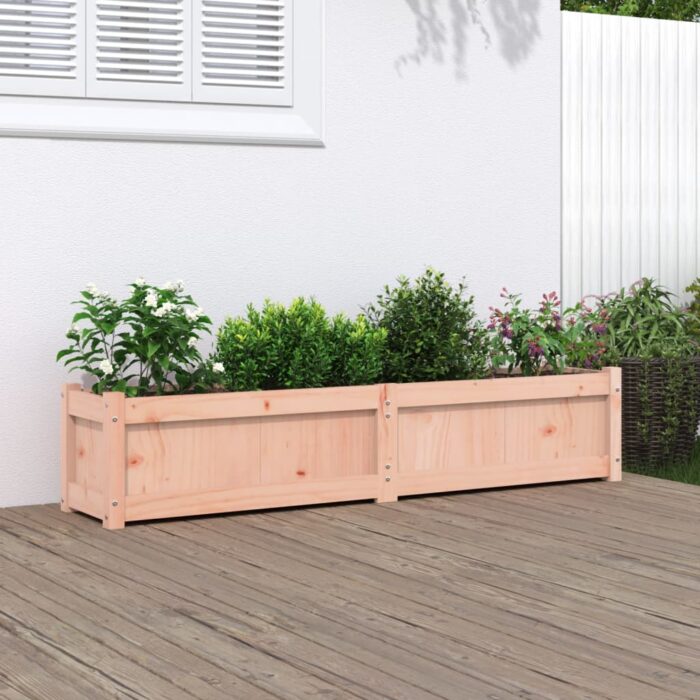 Jardinière 150x31x31 cm bois massif douglas – Image 1