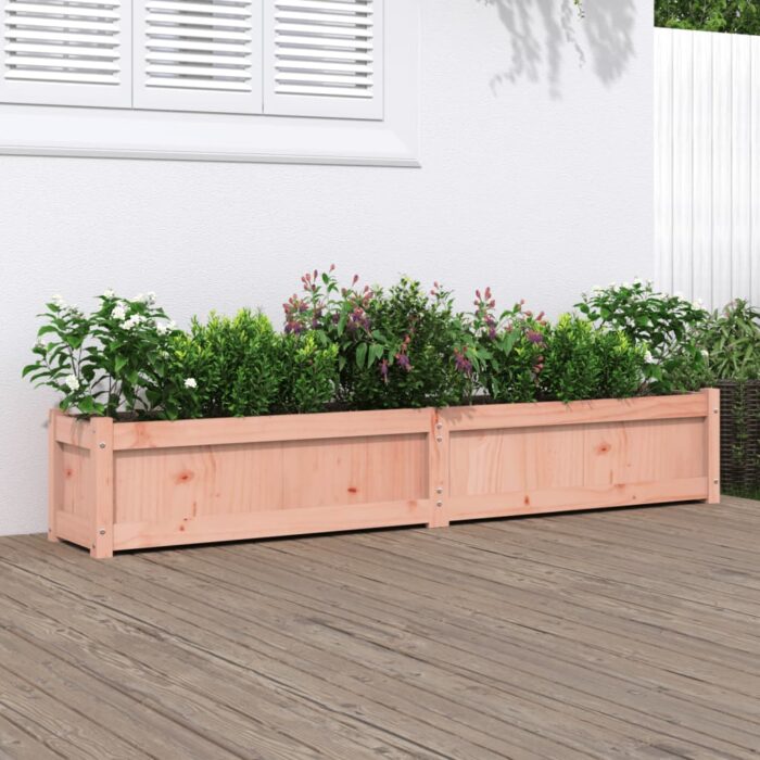 Jardinière 180x31x31 cm bois massif de douglas – Image 1