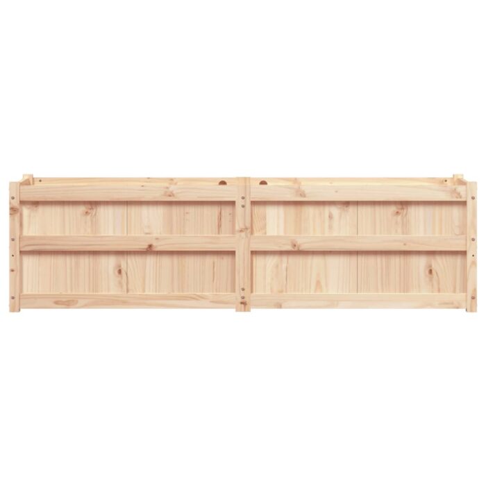 Jardinière 180x50x50 cm bois de pin massif – Image 3