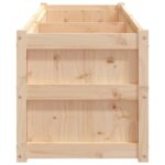 Jardinière 180x50x50 cm bois de pin massif – Image 4