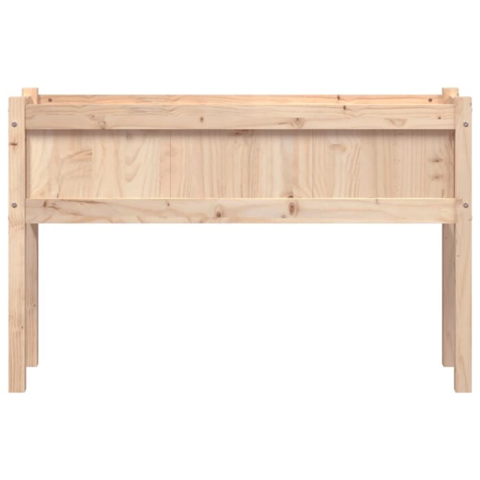 Jardinières avec pieds 110x31x70 cm bois de pin massif – Image 3