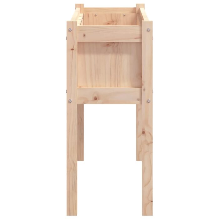 Jardinières avec pieds 110x31x70 cm bois de pin massif – Image 4