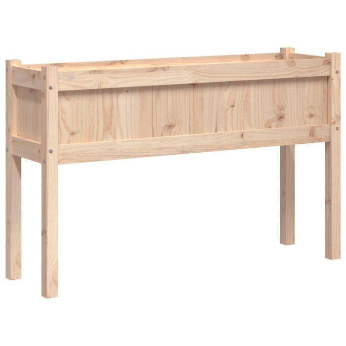 Jardinières avec pieds 110x31x70 cm bois de pin massif – Image 5