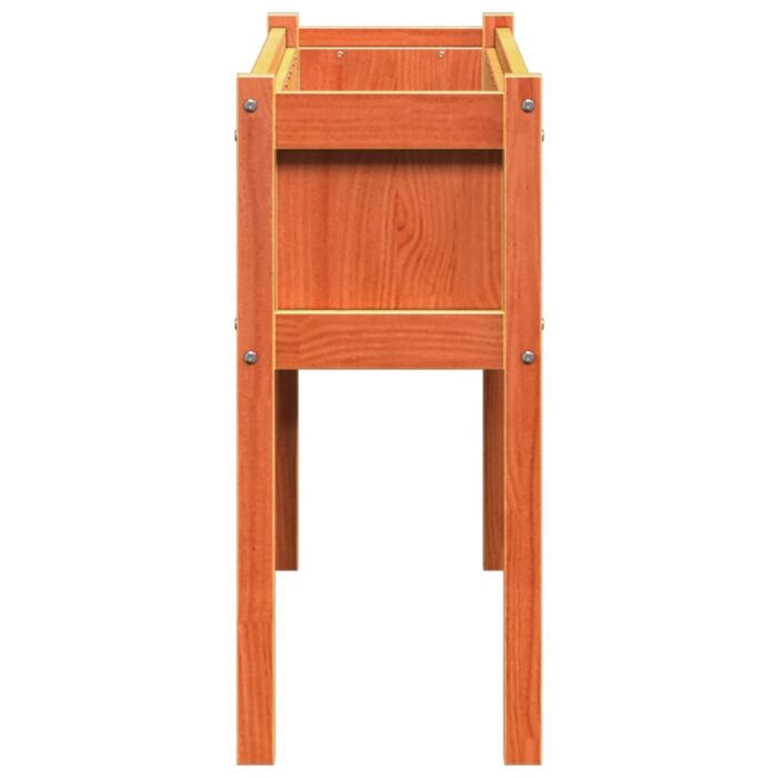 Jardinières avec pieds et pieds 110x31x70 cm bois de pin massif – Image 4