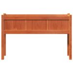 Jardinières 2 pcs avec pieds cire marron bois de pin massif – Image 4