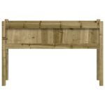 Jardinière avec pieds 110x31x70 cm bois de pin imprégné – Image 3