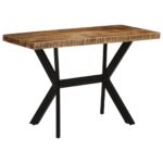 Table à manger 110x55x75 cm bois de manguier massif – Image 9