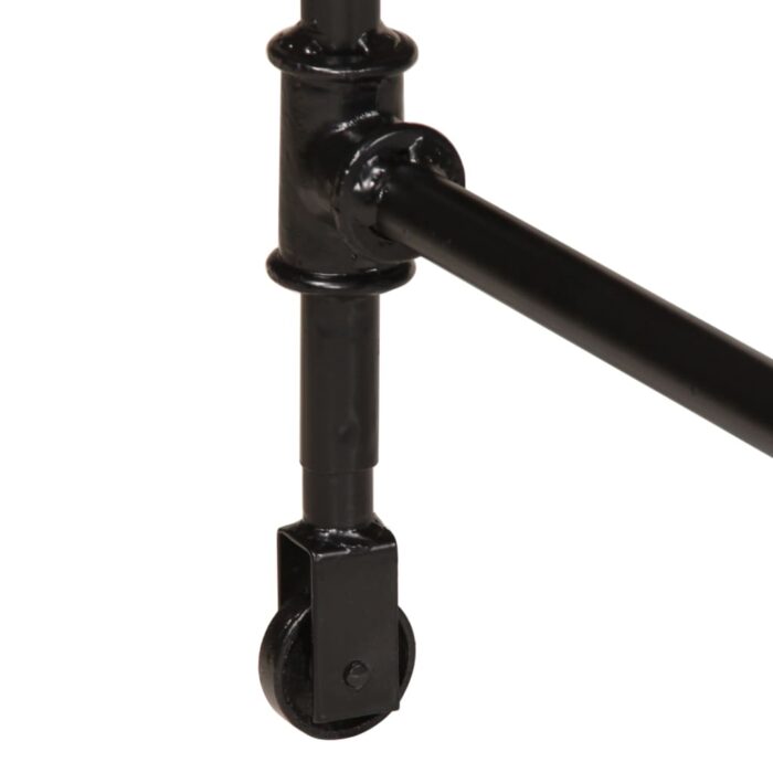 Table à manger 220x90x77 cm bois massif de récupération – Image 5