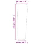 Housses de chauffage 2 pcs forme de pyramide tissu oxford 420D – Image 8