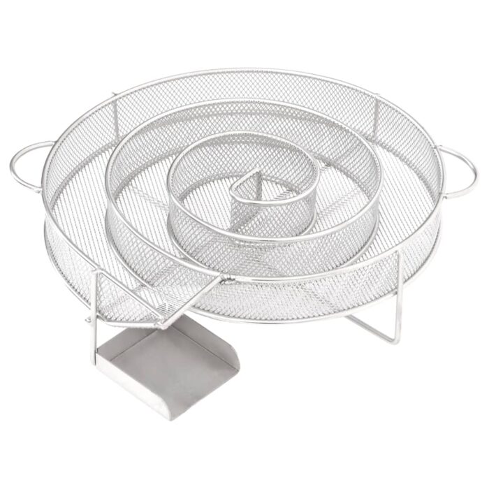 Générateur de fumée froide rond 19,5 cm acier inoxydable – Image 1