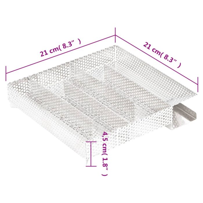 Générateur de fumée froide 5 chambres 21 cm acier inoxydable – Image 6