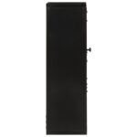 Armoire de salle de bain 40x27x90 cm fer et bois de manguier – Image 3